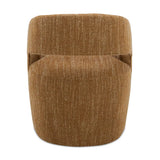 Barrow Dining Chair Amber Fabric with Castors