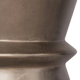 Bronze Hourglass Side Table