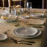 Silvina Fennel White Salad/Dessert Plate - Set of 6