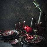 Riviera Vigne Hydrangea Leaf Salad & Dessert Plate - Set of 6