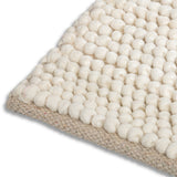 Calabria Hand Made Wool Rug - Cream