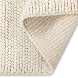 Calabria Hand Made Wool Rug - Cream