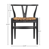 D-Bodhi Caterpillar Twin Dining Chair - Charcoal