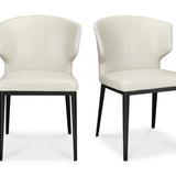 Delaney Dining Chair Cream (Set of Two)