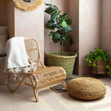 Daisy - Seagrass Pouf - Set of 2