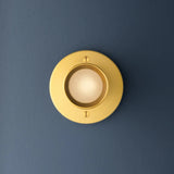 Dighton Flush Mount - Aged Brass
