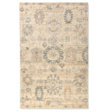 Ethos Hand Knotted Wool Rug Cream Blue
