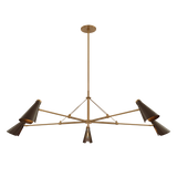 Andersen Chandelier - Patina Brass & Bronze