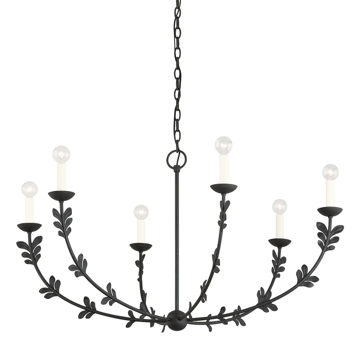 Florian Chandelier - Black Iron