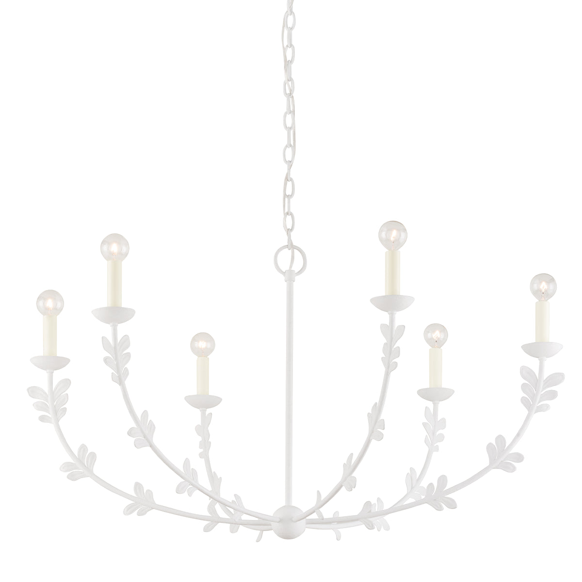 Florian Chandelier - Gesso White
