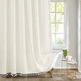 Linen Shower Curtain - White
