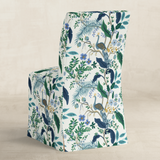 Frances - Slip Cover Dining Chair Peacock Blue