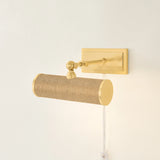 Holly Picture Light - Grass Cloth