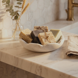Belle de Provence Marble Scalloped Trinket Dish