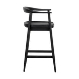 Jeremy Black Counter Stool