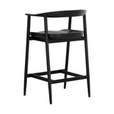 Jeremy Black Counter Stool
