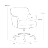 Karina Desk Chair Copenhagen White
