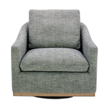 Linden Swivel Chair - Slated Moss