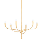 Labra Chandelier - Vintage Gold Leaf