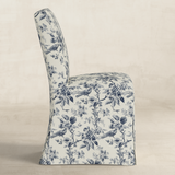 Lindy - Slip Cover Dining Chair with Toile Fabric