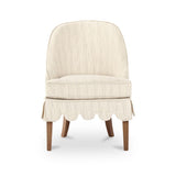 Lola Slipcover Dining Chair Cream Stripe