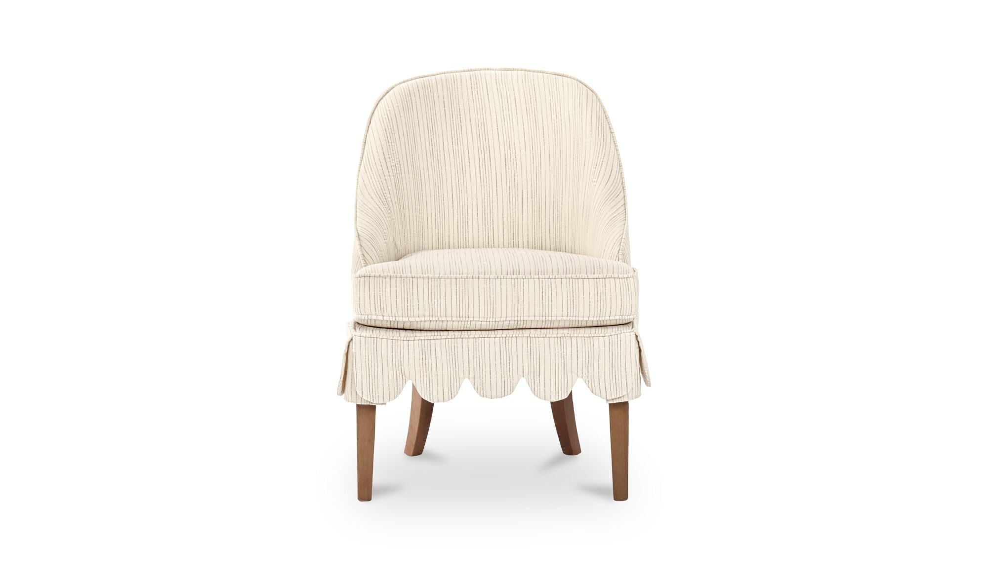 Lola Slipcover Dining Chair Cream Stripe