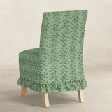 Louise - Slip Cover Dining Chair Climbing Vines Green