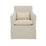 Lydia Outdoor Slipcover Dining Chair Cream