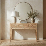 Mappa Console Table - Light Burl