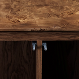 Mappa 3 Door Side Board Dark Burled Wood