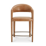 Martens Counter Stool - Brown Leather