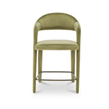 Martens Counter Stool - Green Velvet