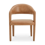 Martens Dining Chair - Brown Leather