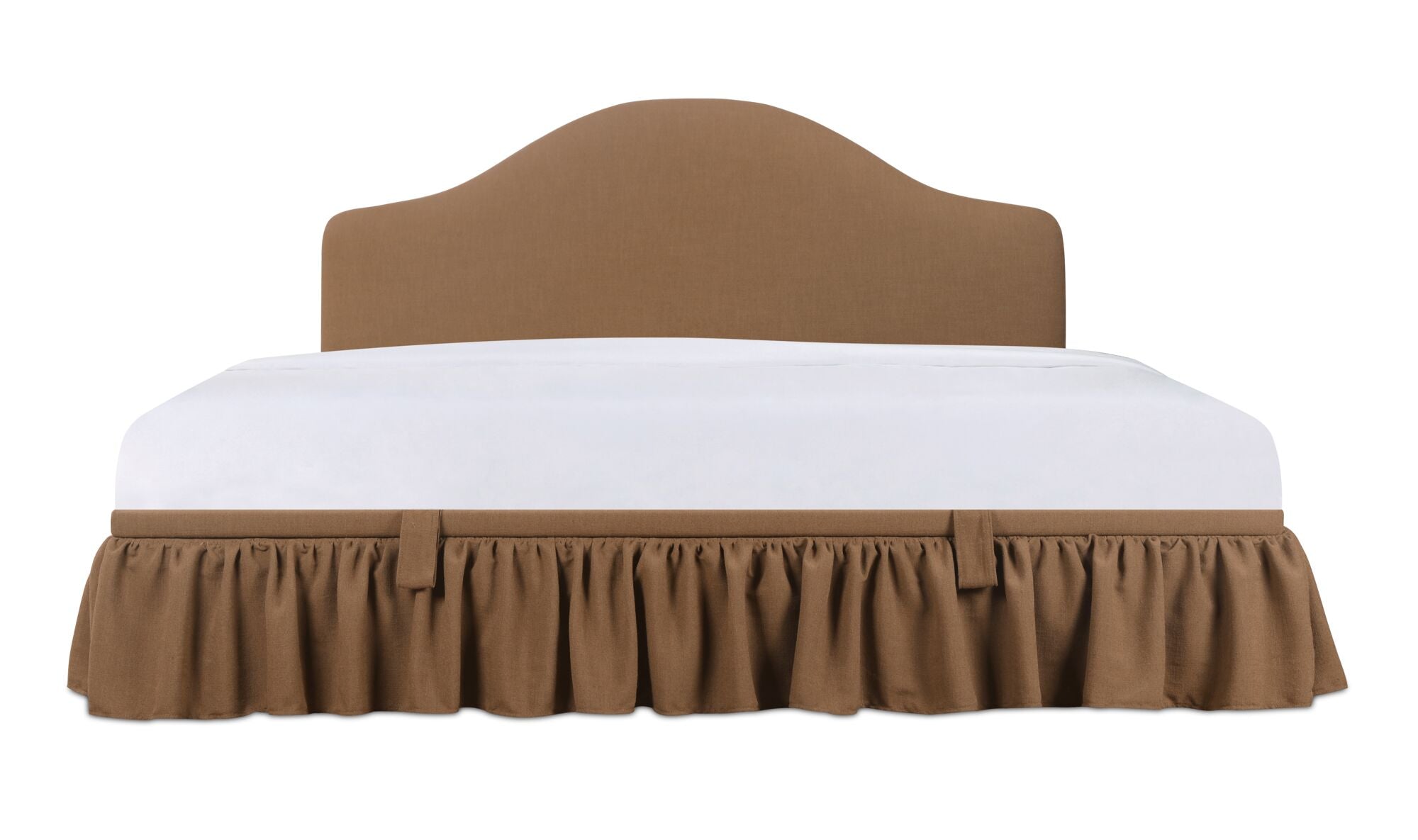 Noelle Upholstered Storage Bed - Light Brown