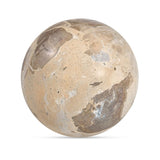 Odessa Sphere Tabletop Accent Red Levanto Marble