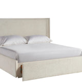 Owen Storage Bed - King or Queen White Oak and Ivory