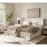 Owen Storage Bed - King or Queen White Oak and Ivory