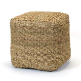 Poly - Seagrass Pouff Set of 2