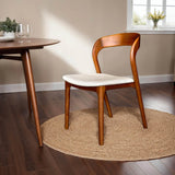 Rotondo Dining Chair - Walnut Brown