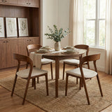 Rotondo Dining Chair - Walnut Brown