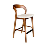 Rotondo Counter Stool - Walnut Brown