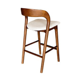 Rotondo Counter Stool - Walnut Brown