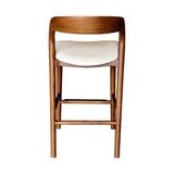 Rotondo Counter Stool - Walnut Brown