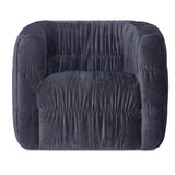 Robson Swivel Lounge Chair - Navy