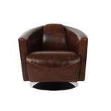 Lannister Swivel Lounge Chair - Brown