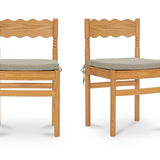 Sai Dining Chair Natural Oak - Set of Two
