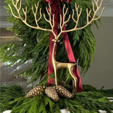 Bergen Brass Reindeer - 22.5" H