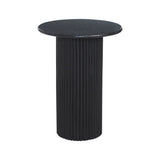 Lucente Black Marble Accent Table