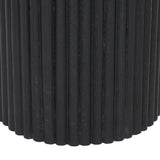 Lucente Black Marble Accent Table