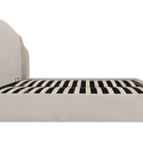 Weston Wingback Cream Upholstered Bed